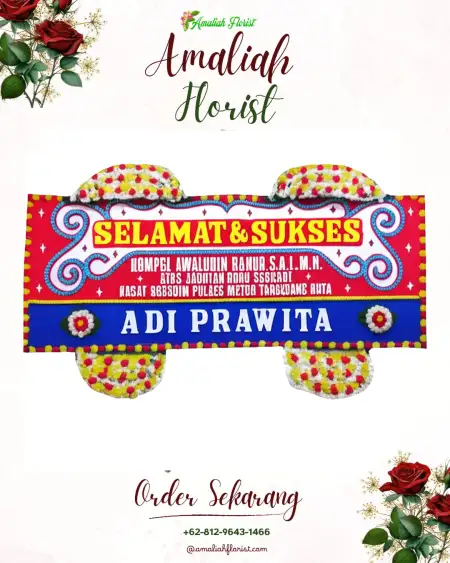 Papan Bunga Ucapan Selamat Pancurwening